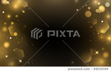 Gold and black glitter background 84039394