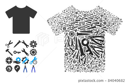 Composition T-Shirt of Service Tools 84040682