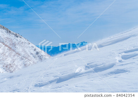 雪山登山風景冬季千疊敷馬戲團[長野縣] 84042354