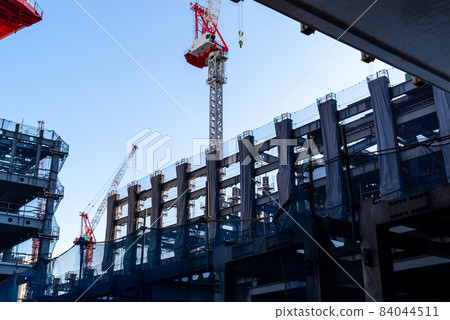 東京澀谷站周邊的建築工程，繼續改變晚上的輪廓 2021.11 a-1 84044511