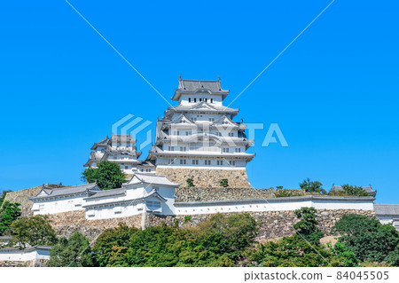 晴天的國寶姬路城,兵庫縣姬路市 晴天的國寶姬路城,兵庫縣姬路市 84045505