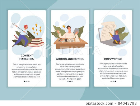 Editing and writing, copywriting create content 84045798