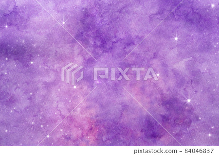 Watercolor background texture with abstract starry sky pattern 84046837