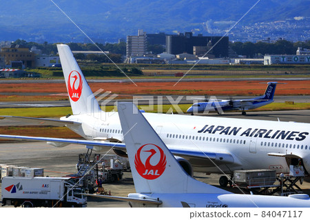 Osaka International Airport JAL AIRBUS A350 Airplane Osaka International Airport JAL AIRBUS A350 Airplane 84047117