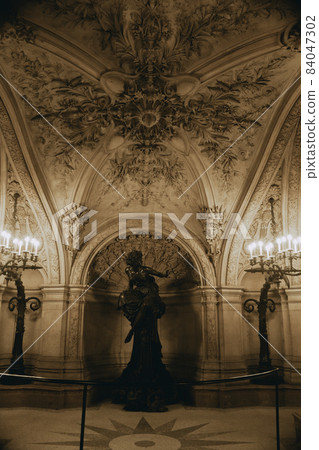 Statue in the interior of the Palais Garnier Statue in the interior of the Palais Garnier 84047302
