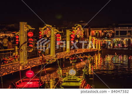Hoi An ancient town, Vietnam. Vietnam opens to tourists again after quarantine Coronovirus COVID 19 Hoi An ancient town, Vietnam. Vietnam opens to tourists again after quarantine Coronovirus COVID 19 84047382