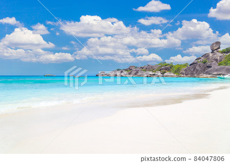 Beauty, Tropical beach, Similan Islands, Andaman Sea, National Park, Thailand 84047806