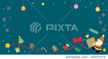 Christmas background frame heading material Christmas background frame heading material 84047878