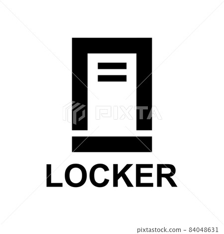 Vector logo of the parcel storage locker 84048631