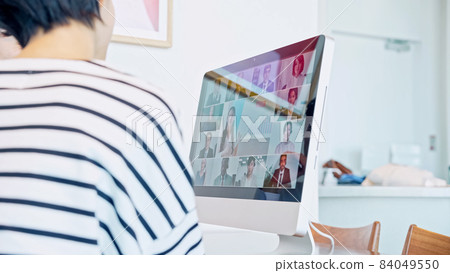 Video conference image Telemeeting 84049550