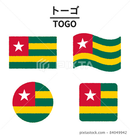 Illustration of Togo flag 84049942