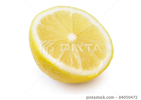 lemon fruit half isolated lemon fruit half isolated 84050472