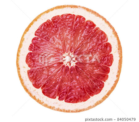 bright juicy grapefruit slice bright juicy grapefruit slice 84050479