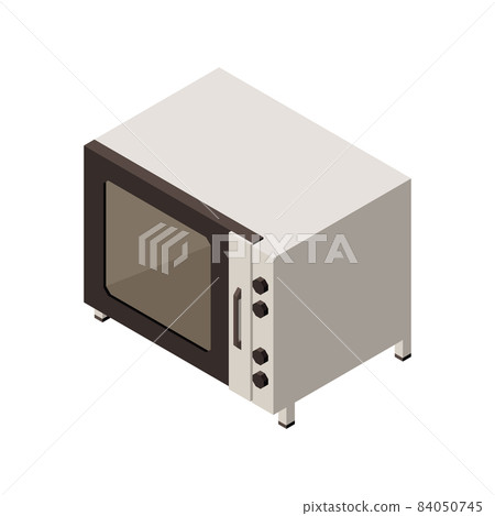 Kitchen Microwave Isometric Composition 84050745