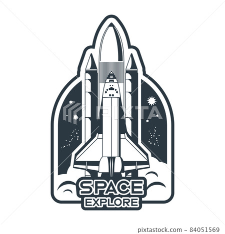 Space Shuttle Takeoff Emblem Space Shuttle Takeoff Emblem 84051569