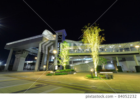 Nakamura-ku, Nagoya City Illuminated night view of Sasashima Live Station 84052232