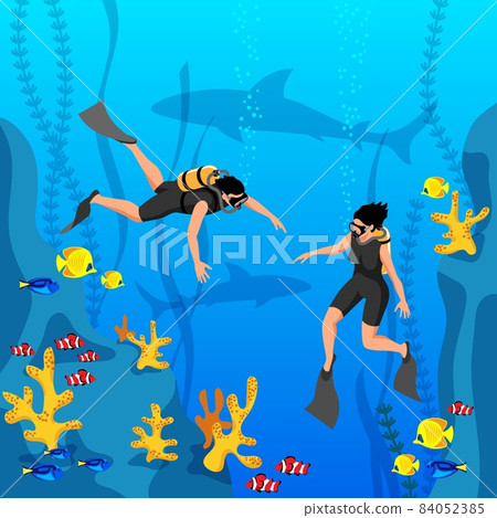 Watersport Isometric Background Watersport Isometric Background 84052385