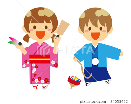 孩子們享受新年的樂趣 84053432