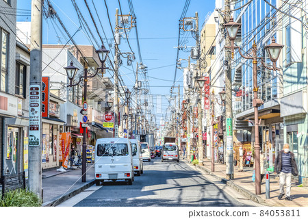 Cityscape of Yokohama Tsurumi Station Toyooka Street 84053811