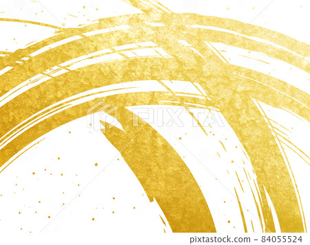 背景 背景材料 日式花紋 畫筆紋理 水彩新年賀卡 新年垃圾壁紙 金金箔 金粉 84055524