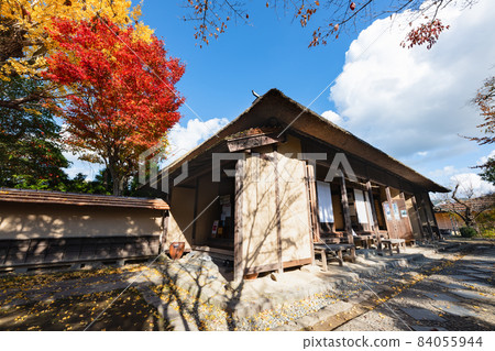 Miyagi Meiji Village Tome Town Samurai Residence in Autumn Colors 84055944