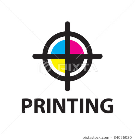 Letterpress printing machine vector illustration. Vintage print logo  design. Stock Vector by ©gromovpro 80672126