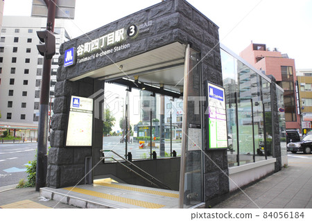 谷町四丁目站 / 大阪府大阪市中央區谷町四丁目 84056184