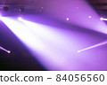 Abstract blurred photo of spotlight on the stage in conference hall or nightclub, silhouette audience or customer in restaurant,seminar and party environment,happy new year and merry christmas concept 84056560
