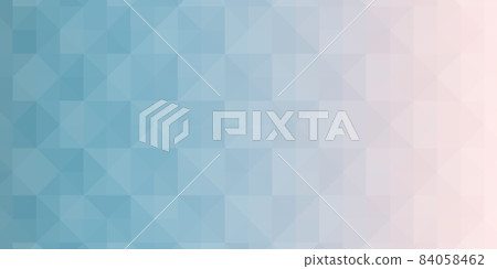 Abstract geometric background. Triangular pixelation. Mosaic, color gradient. 84058462