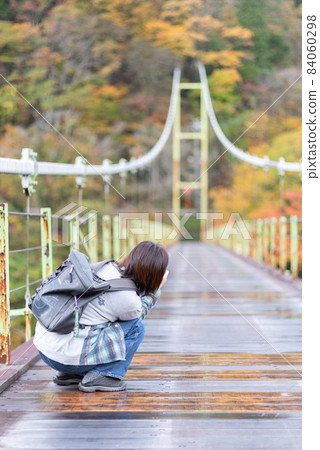 Taken on an autumn trip Ikawa Ohashi 84060298