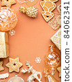 Mockup for winter holidays stories or greeting card. 84062341
