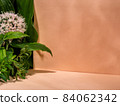 Floral improvised scene for advertising products. 84062342