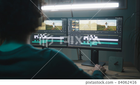 Video editor using professional software Video editor using professional software 84062416