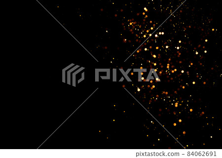 Abstract black background with defocused sequins. Abstract black background with defocused sequins. 84062691