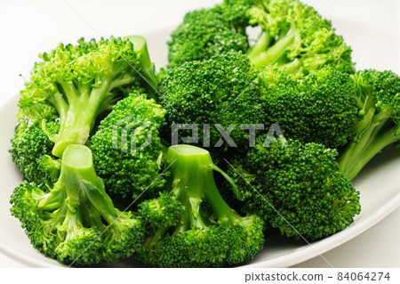 Broccoli White Background Broccoli White Background 84064274