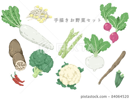 粗接觸蔬菜套裝 84064520