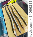 Eel on a cutting board Eel on a cutting board 84066235