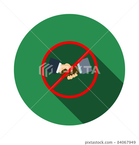 No Hand Shake Icon 84067949