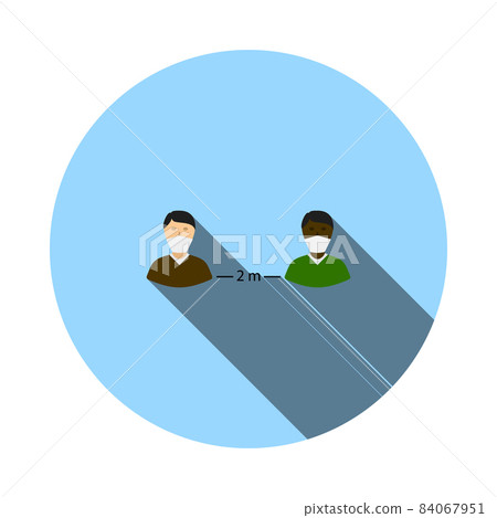 Social Distance Icon 84067951
