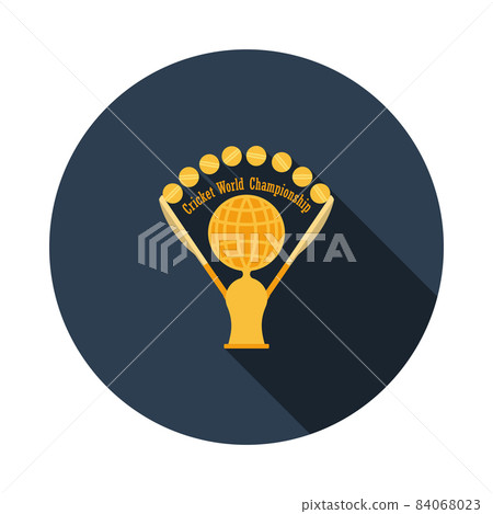 Cricket Cup Icon 84068023