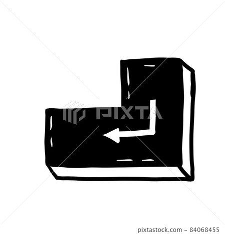 Enter button. Part of keyboard. Concept of opening and entering. Enter button. Part of keyboard. Concept of opening and entering. 84068455