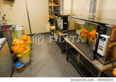 novokuznetsk,Russia,06.10.2021.furnaces for the disposal of medical waste in one of the medical organizations novokuznetsk,Russia,06.10.2021.furnaces for the disposal of medical waste in one of the medical organizations 84068656