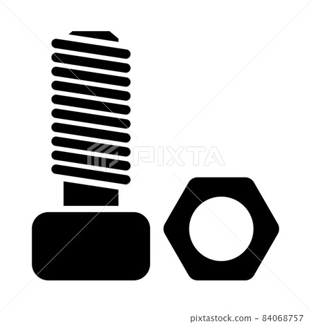 Icon Of Bolt And Nut 84068757