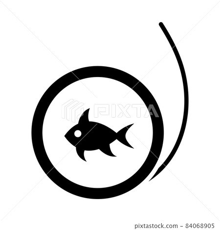Icon Of Fishing Line Icon Of Fishing Line 84068905