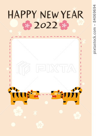 老虎新年賀卡2022相框 老虎新年賀卡2022相框 84069694