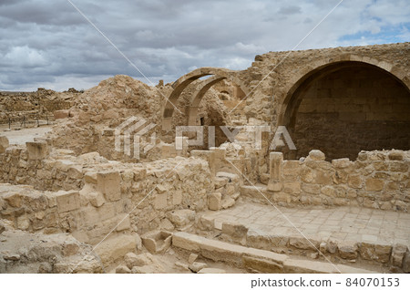 ruins of an ancient Nabatean city in the northern Negev ruins of an ancient Nabatean city in the northern Negev 84070153