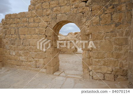 ruins of an ancient Nabatean city in the northern Negev ruins of an ancient Nabatean city in the northern Negev 84070154
