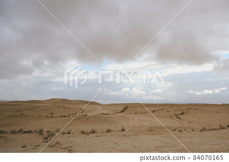 ruins of an ancient Nabatean city in the northern Negev 84070165