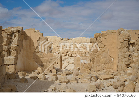 ruins of an ancient Nabatean city in the northern Negev ruins of an ancient Nabatean city in the northern Negev 84070166