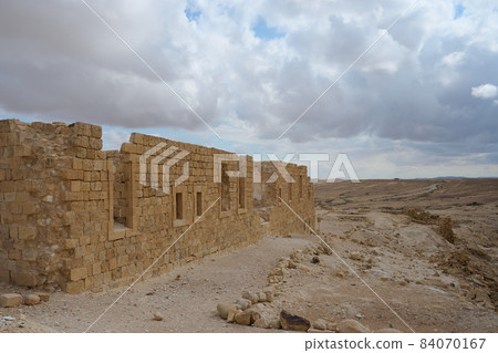 ruins of an ancient Nabatean city in the northern Negev ruins of an ancient Nabatean city in the northern Negev 84070167